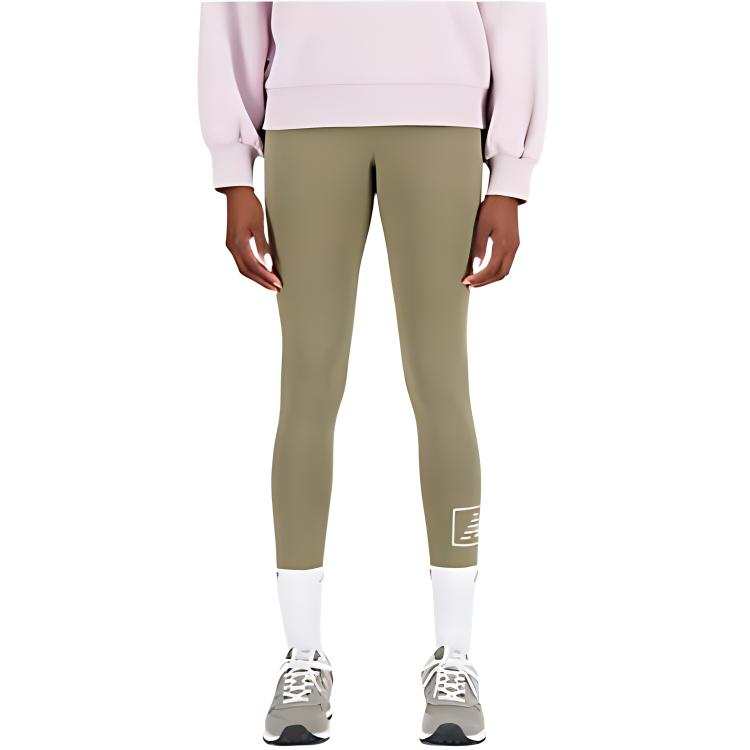 New Balance New Balance Essentials Cotton Spandex Tight Leggings Women's Green
