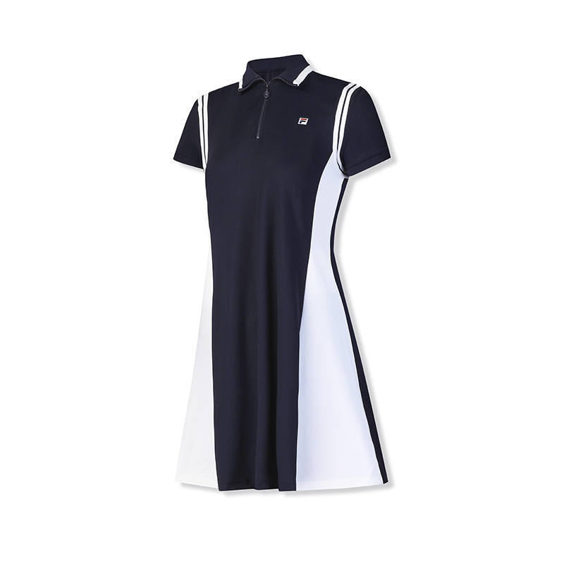 FILA Short Sleeved Dress Women's RD Royal Blue