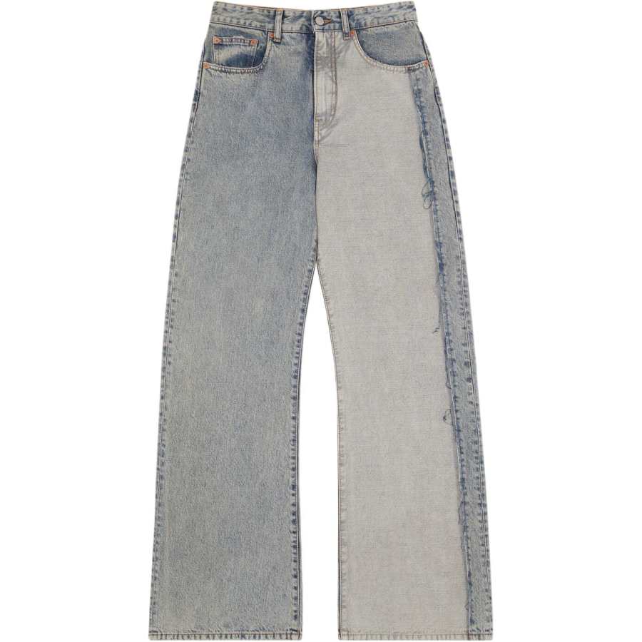 MM6 Maison Margiela Wide-Leg Floor Length Jeans