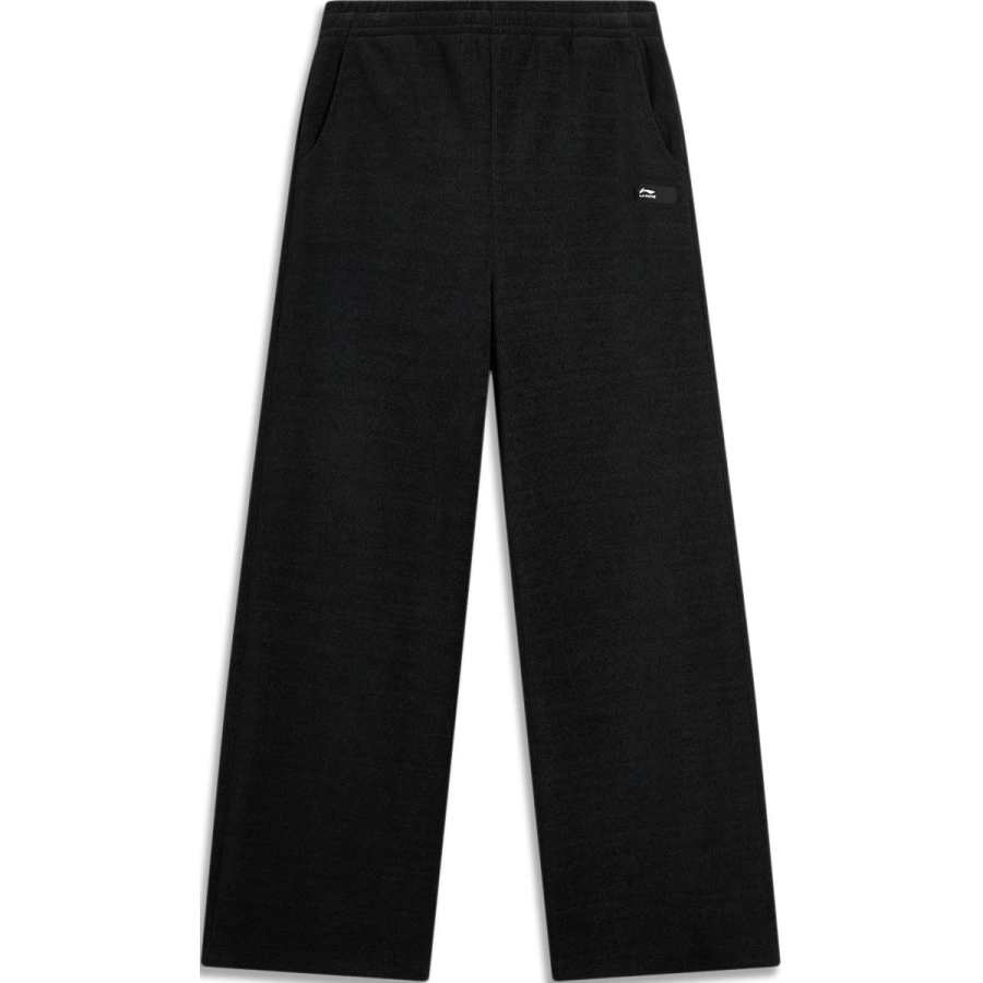 Li-Ning Li Ning Sports Trendy Collection Knitted Sweatpants Women's Black