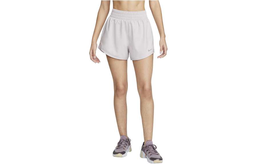 Nike Nike One Casual Shorts Women's White Gold Purple