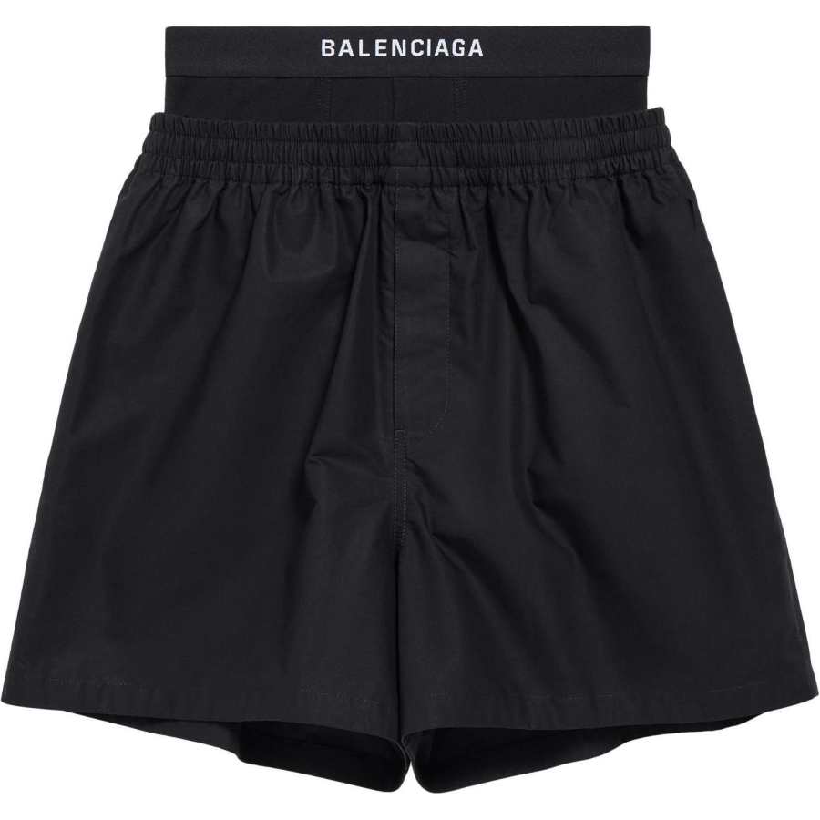 Balenciaga Hybrid Boxer Shorts 'Black'