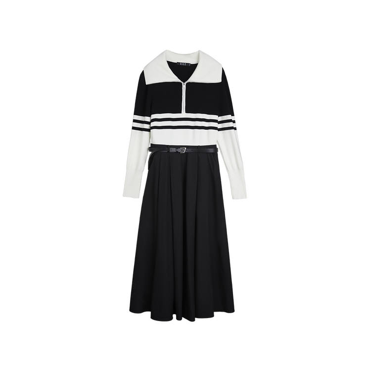 ELLE Long Sleeved Dress Women's Black