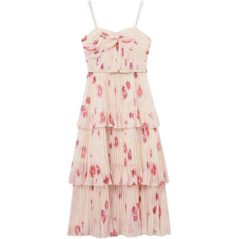 Self-portrait Self portrait Printed Chiffon Dress