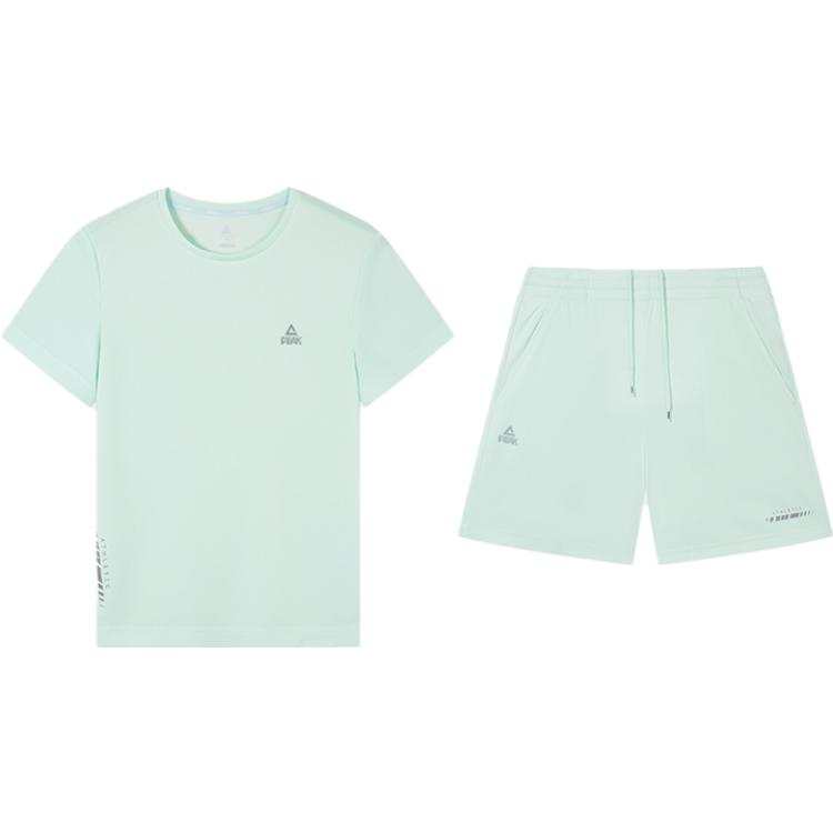 PEAK Casual Suit Women's Light Pink Green