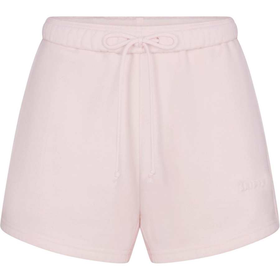 Skims COTTON FLEECE CLASSIC SHORT Casual Shorts Women's Barely Pink/Light Pink
