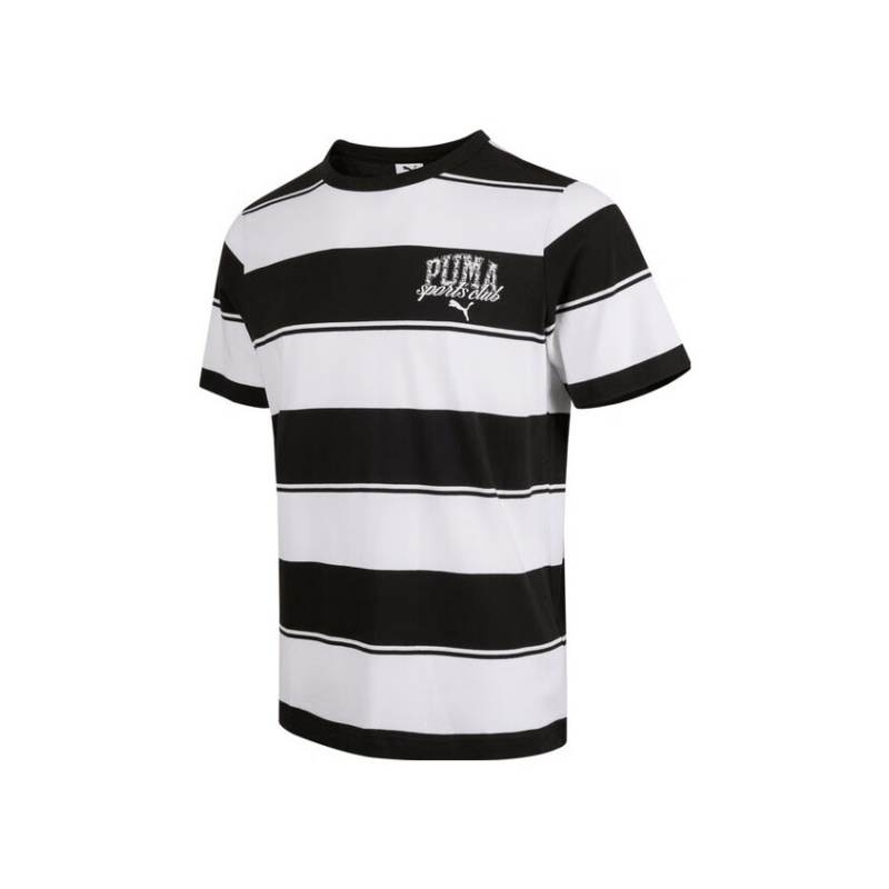 PUMA PUMA Basic T Shirt Men's Black/White