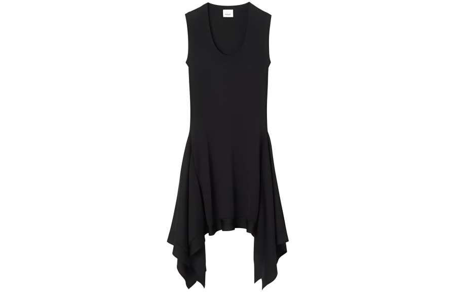 Burberry 【Previous Season】draped-hem mini dress