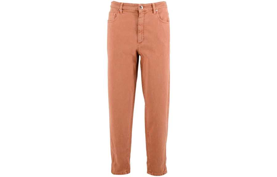 Brunello Cucinelli five-pocket cotton tapered trousers