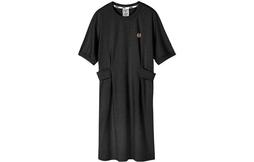 Skechers Funny Monster Short Sleeved Dress Women's Carbon Black