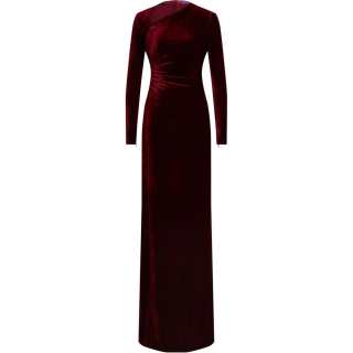 Ralph Lauren Collection Ralph Lauren Kinslee Ruched Velvet Gown