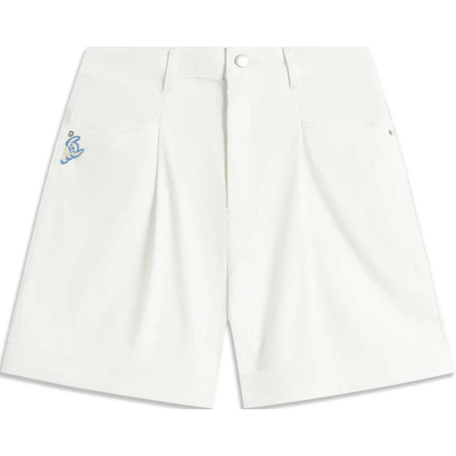 Li-Ning Li Ning x Disney Casual Shorts Women's Simulated White Denim