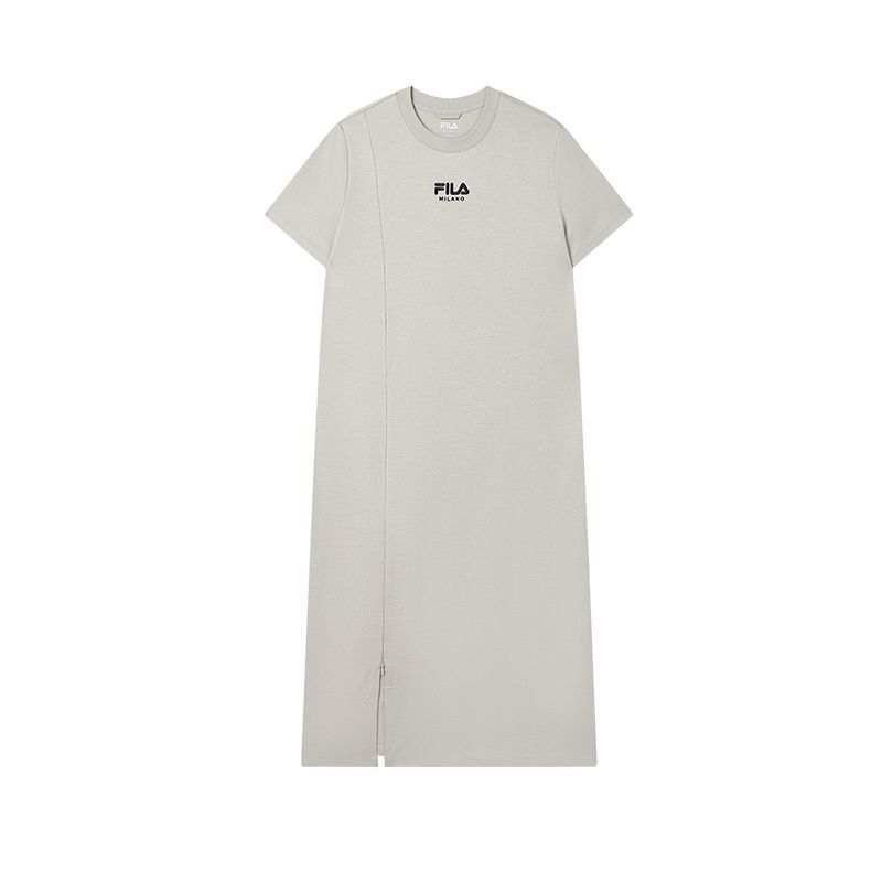 FILA MILANO SS25 Short Sleeved Dress Women's Monotonous Gray GY