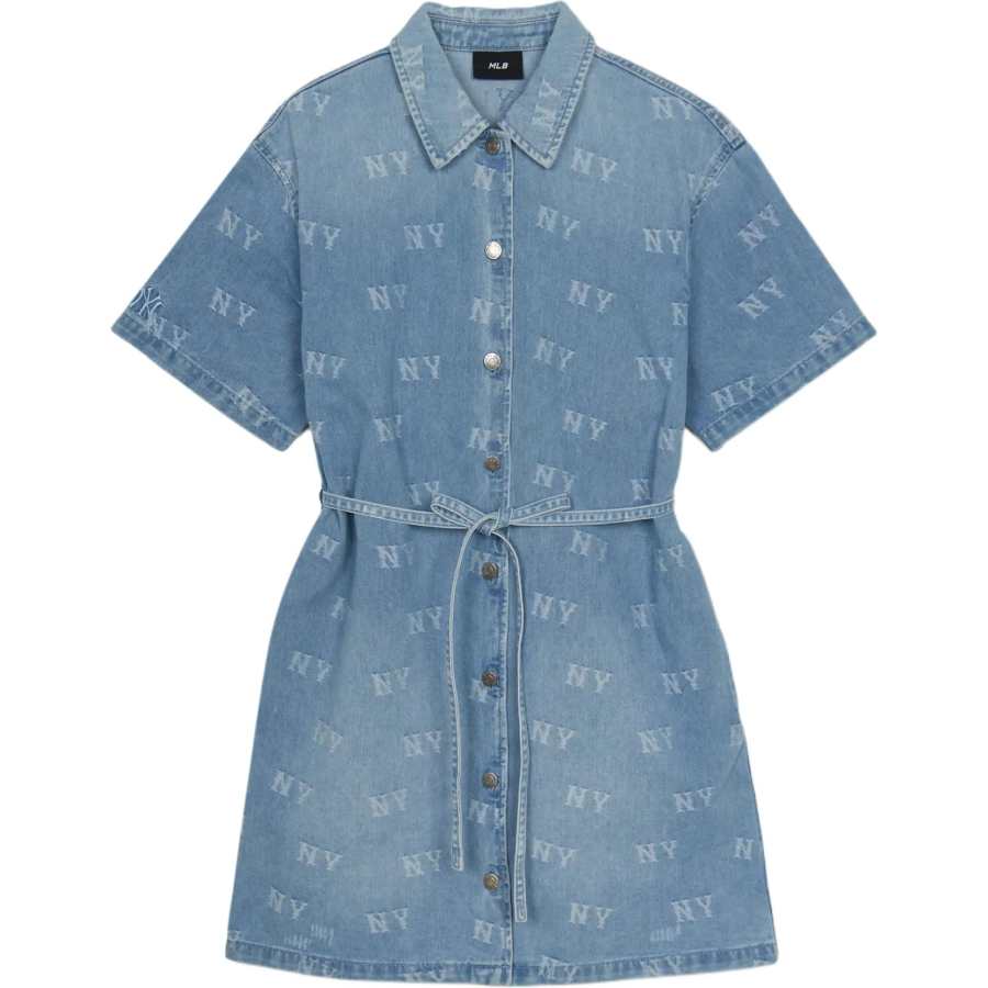 MLB New York Yankees Short Sleeved Dress Women's Blue