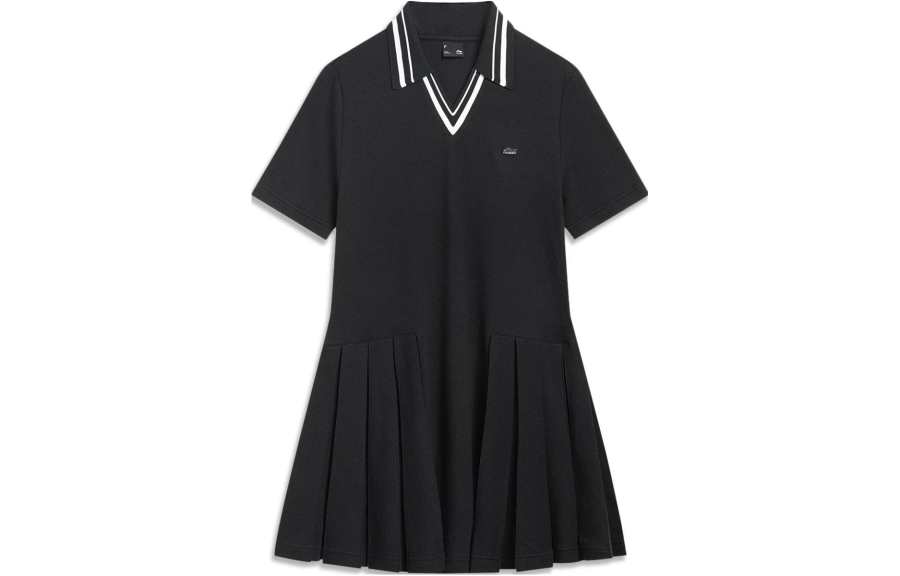 Li-Ning Li Ning Sports Trendy Collection Short Sleeved Dress Women's Black