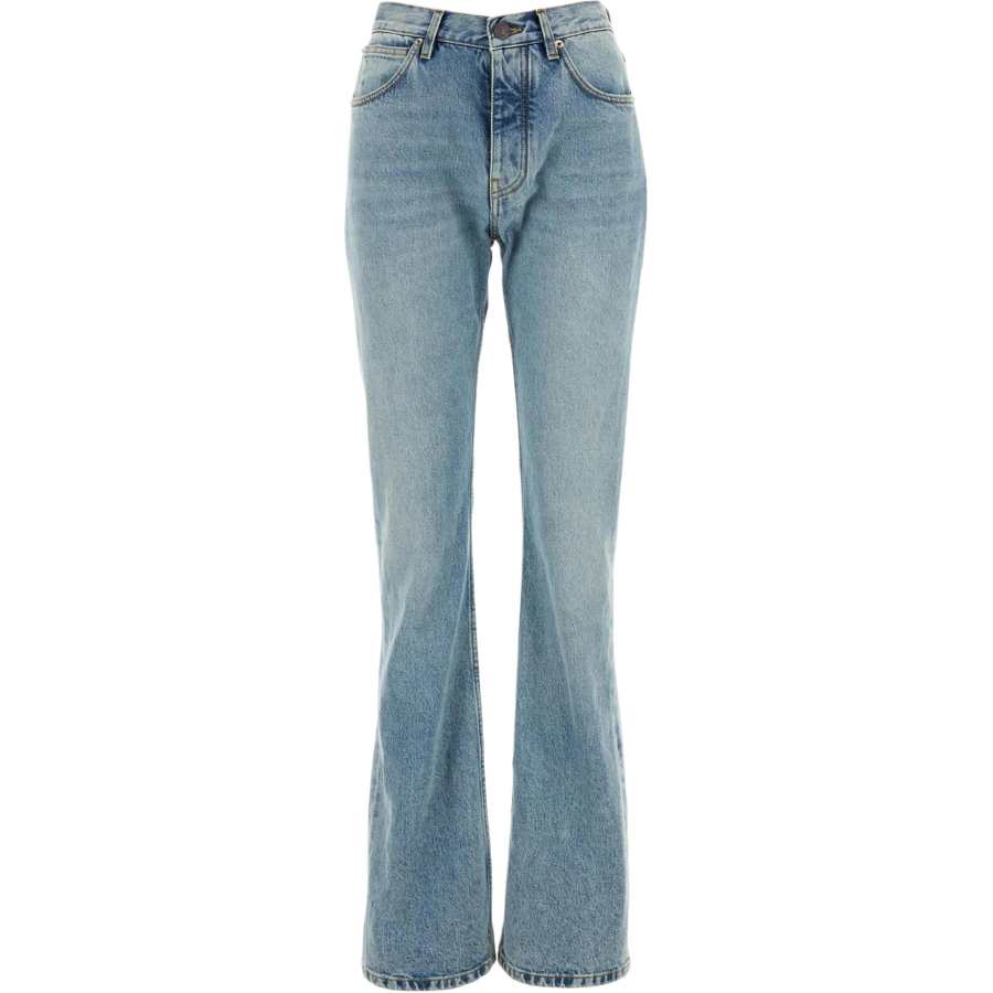 Balenciaga SS25 Jeans Regular Fit Women's Blue