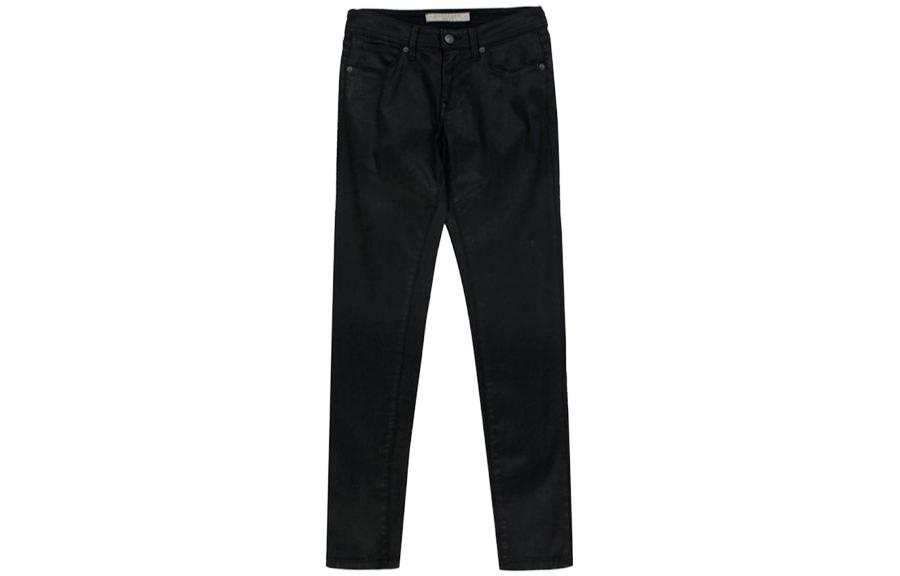 Burberry Jeans Women's Black Moderate Slim Fit Pants