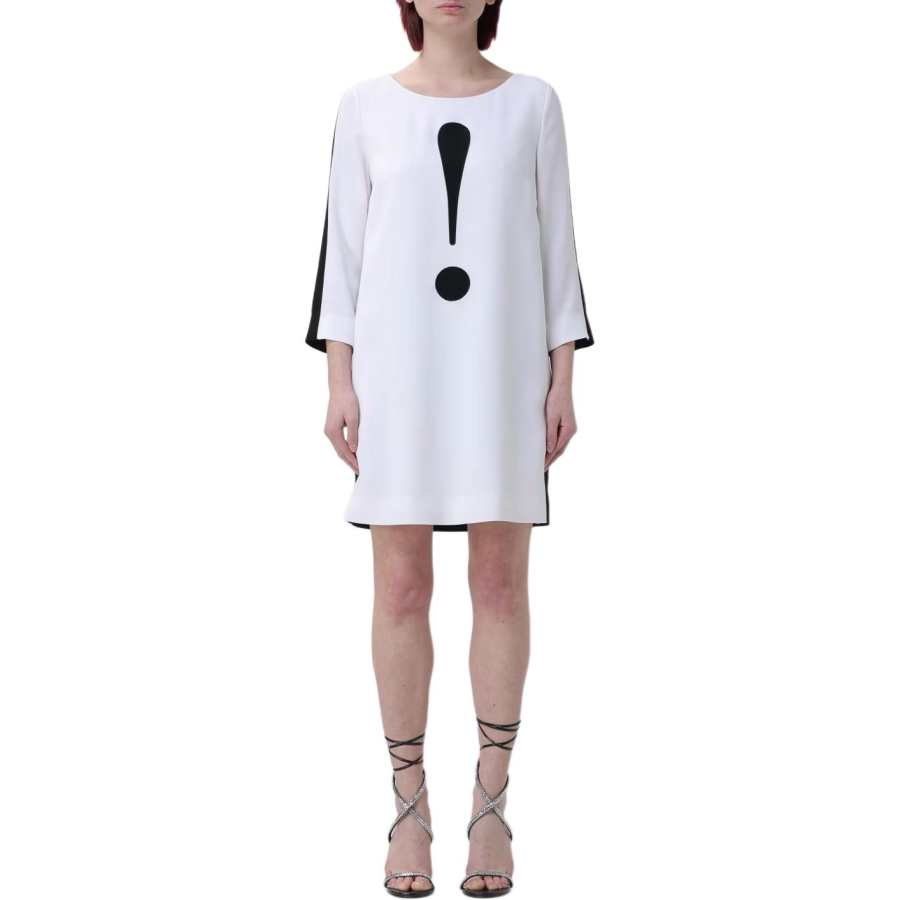 MOSCHINO Long Sleeved Dress Women's White