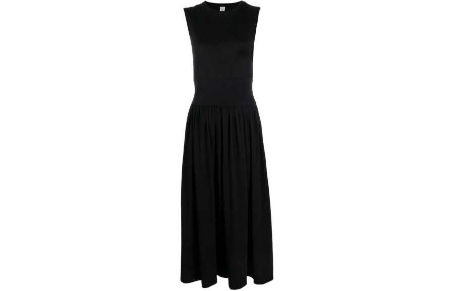 TOTEME Sleeveless Cotton Midi Dress