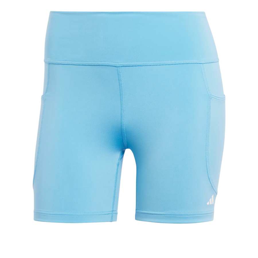 Adidas Adidas Dailyrun 5 Inch Short Leggings Casual Shorts Women's Blue