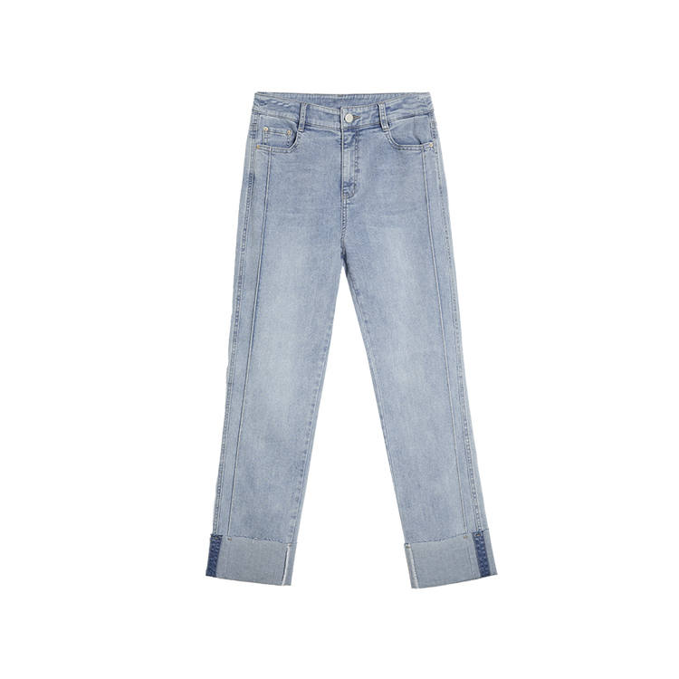 ELLE Jeans Women's Moderate Straight Fit Pants