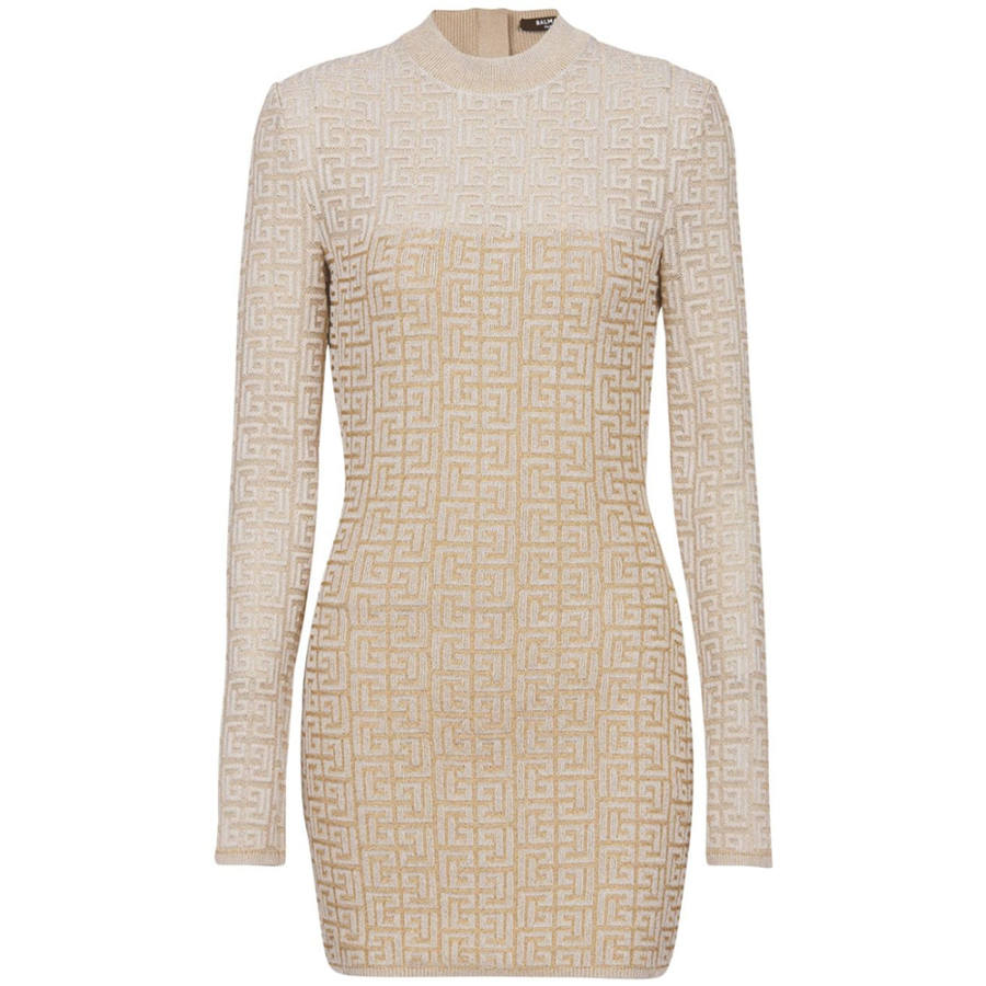 BALMAIN BALMAIN Pb Labyrinth Knit Dress