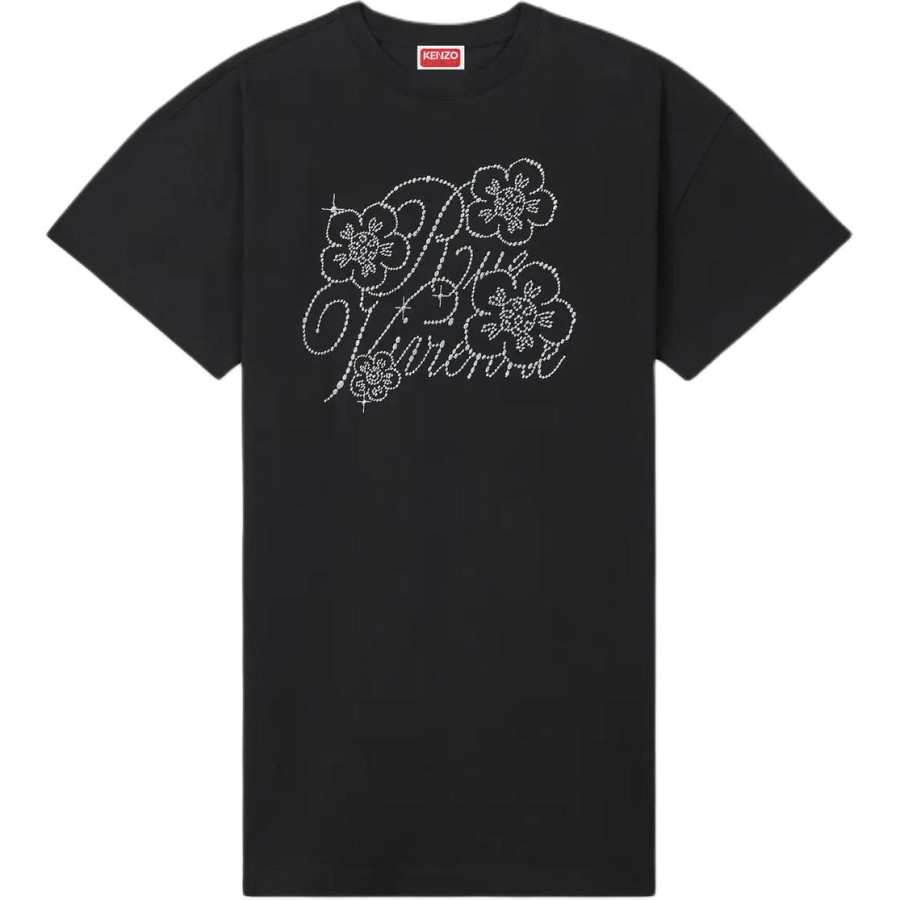 KENZO Embellished Crewneck T Shirt Dress