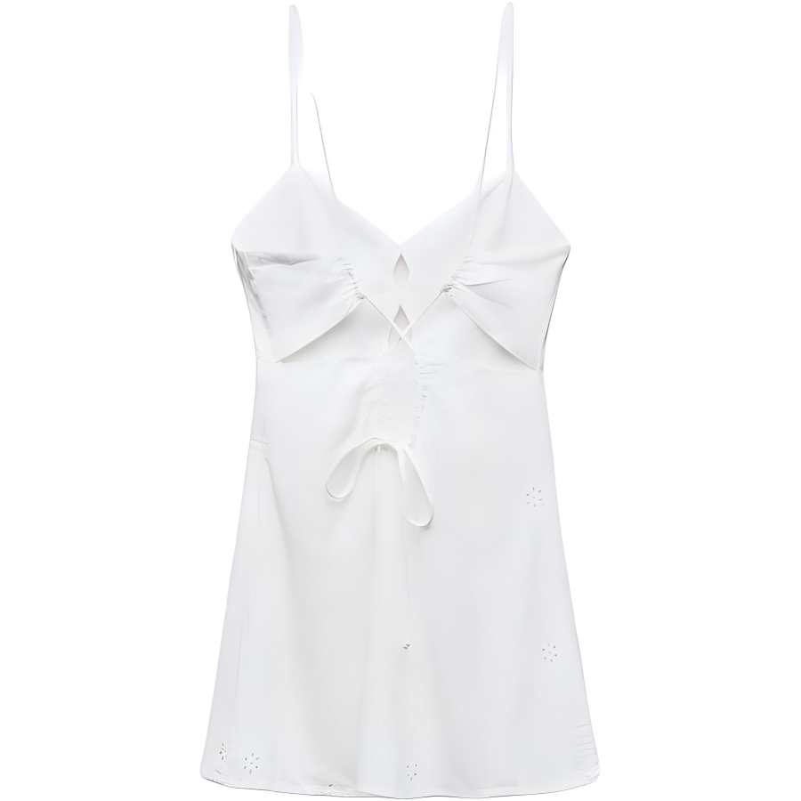 ZARA Slip Dresses Women's White