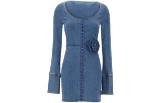 Rotate Stretchy Scoop Neck Dress