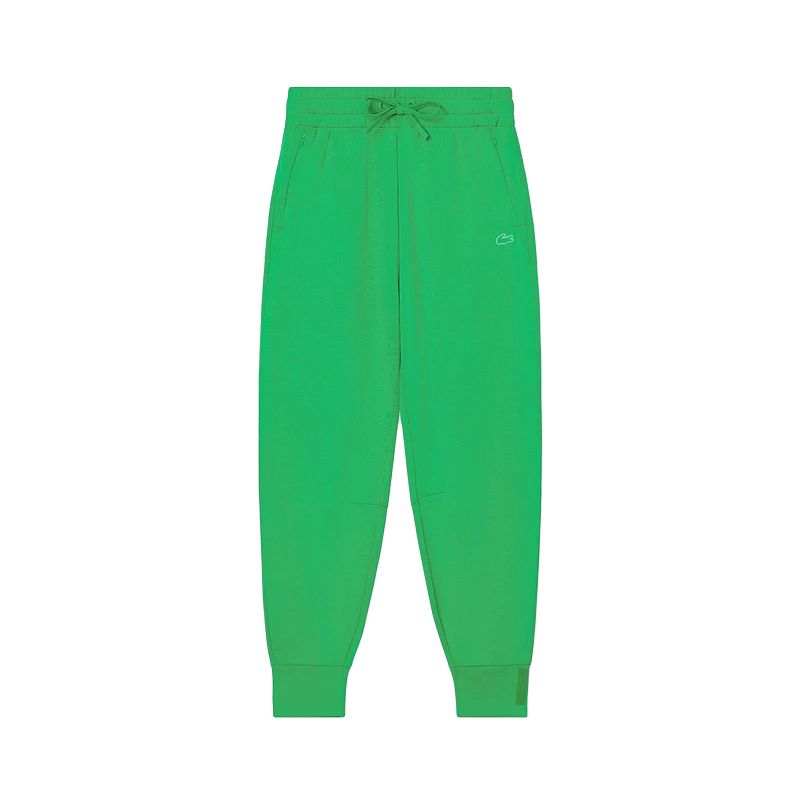 LACOSTE SS25 Knitted Sweatpants Women's Bamboo Rod Green