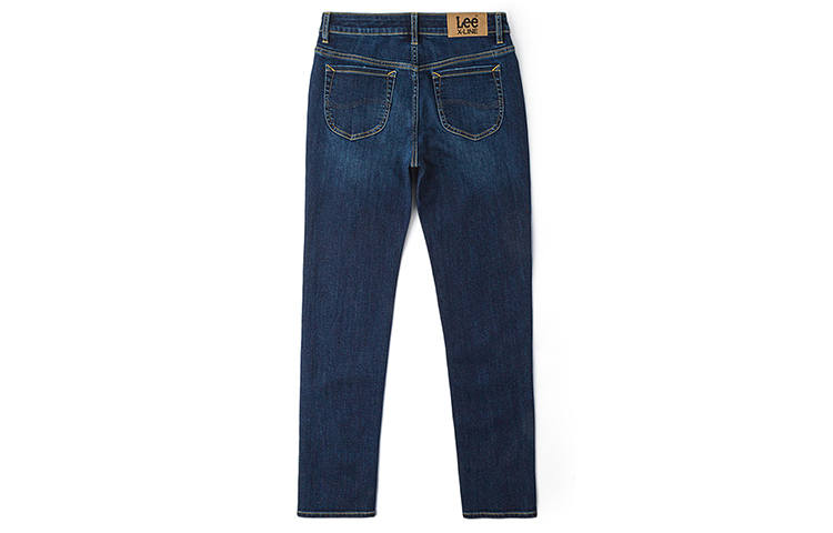 Lee Jeans Women's Dark Blue Moderate Slim Fit Pants