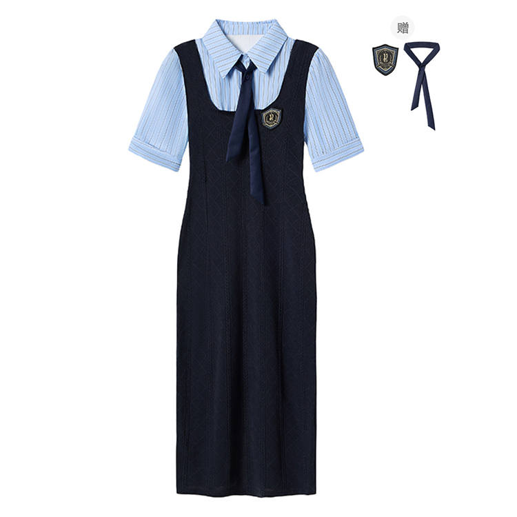 Fabric Pig Short Sleeved Dress Women's