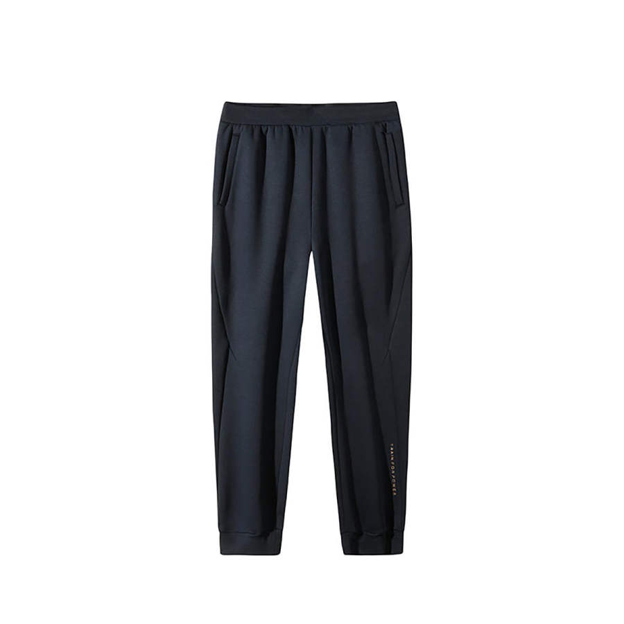 Anta Variety Training Collection Knitted Sweatpants Women's Basic Black