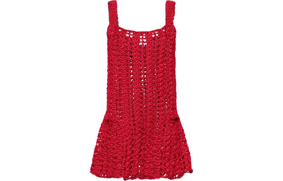 JW Anderson Chunky knit Peplum Minidress