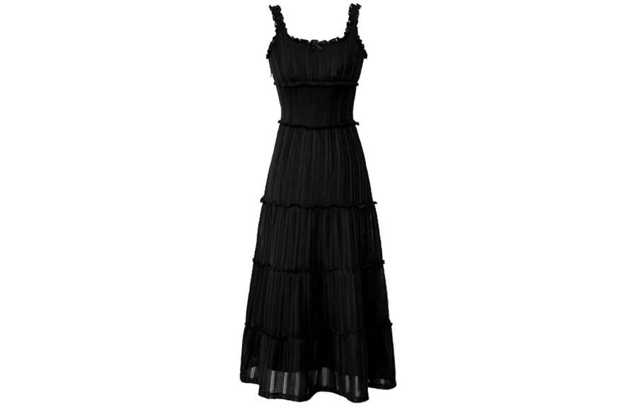 Cosyism Slip Dress Women's Black