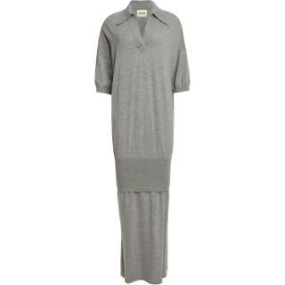 KHAITE The Rue Fine knit Maxi Dress