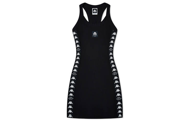 Kappa Sleeveless Dresses Women's Black 990 Moderate Long
