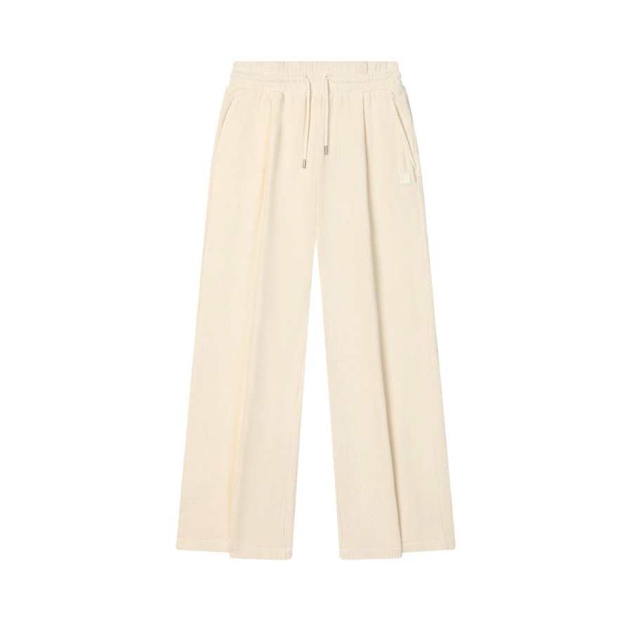 FILA ORIGINALE Knitted Sweatpants Women's Heron White