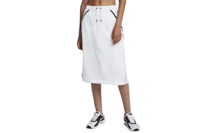 Nike Nike Casual Long Skirts Women's White Moderate Mid Length A Line Skirt