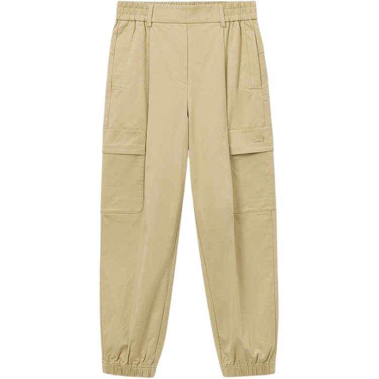 LACOSTE LACOSTE Cargo Pants Women's Milk Coffee