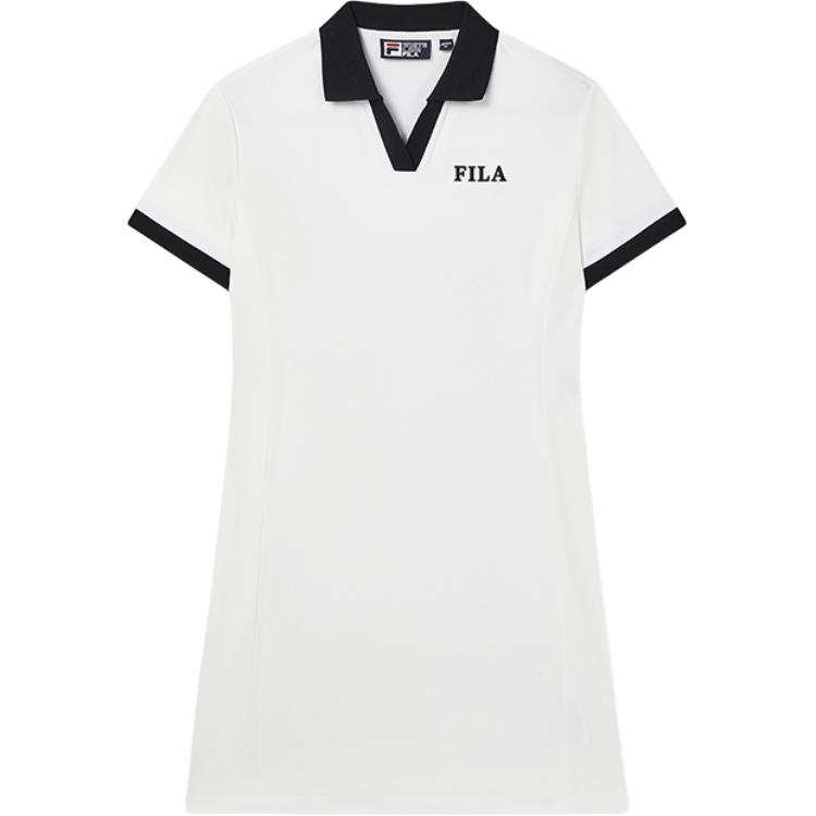 FILA ORIGINALE Short Sleeved Dress Women's Fresh Ivory