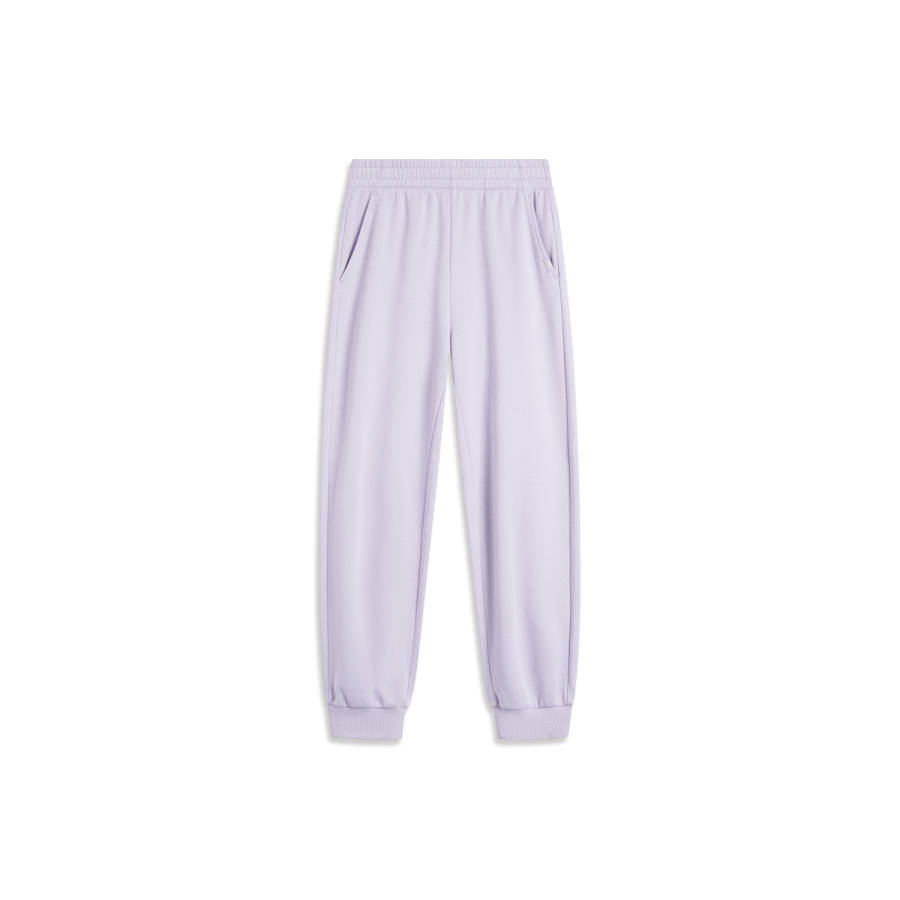 Li-Ning Li Ning Sports Life Collection Knitted Sweatpants Women's Sea Salt Purple