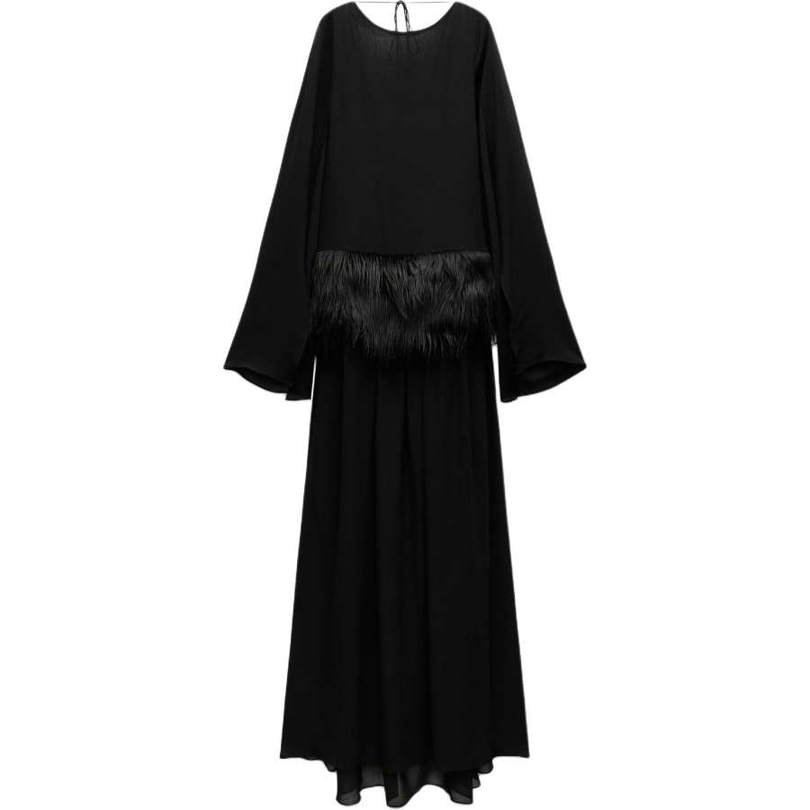 ZARA Long Sleeved Dress Women's Black
