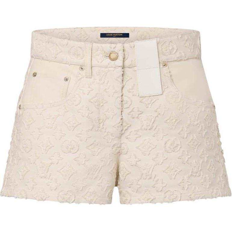 LOUIS VUITTON LOUIS VUITTON Monogram Fil Coupé Mini Shorts