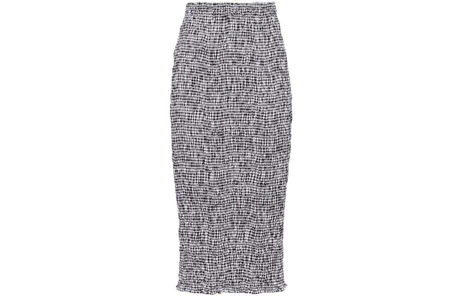 MIU MIU SS22 Casual Long Skirt Women's Gray