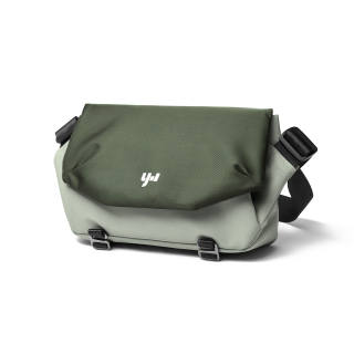MOYYI Oxford Crossbody Bags Large Unisex Black/Green