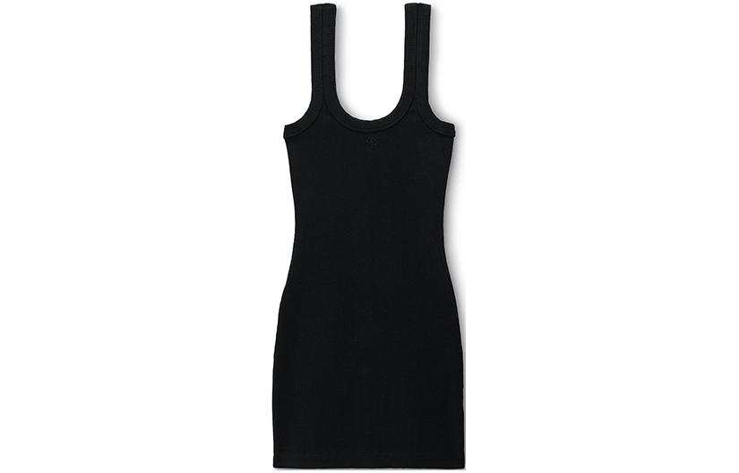 Alexander Wang Logo Embossed Mini Tank Dress