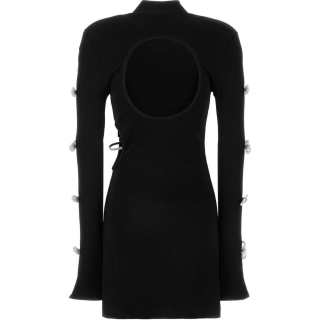 MACH & MACH Long Sleeved Dress Women's Black