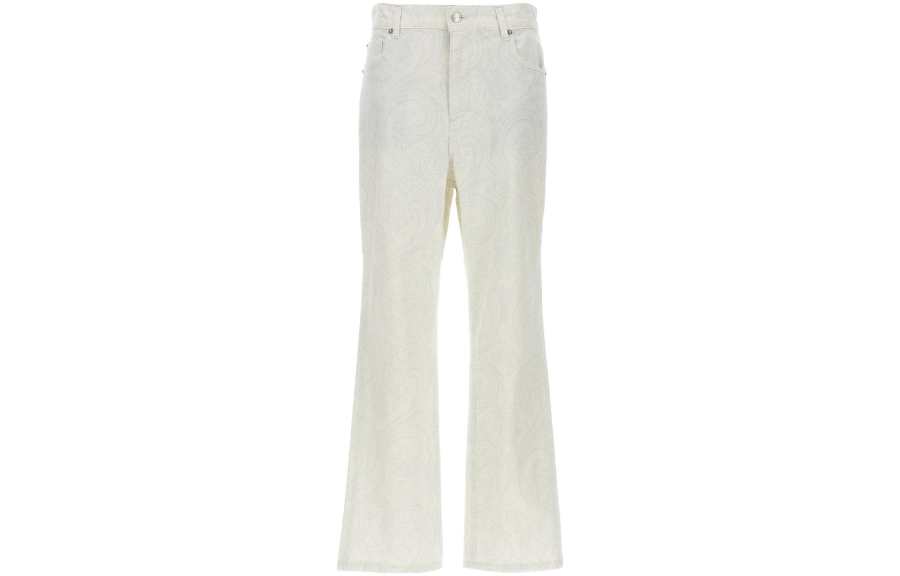 ETRO Paisley Printed Cropped Jeans