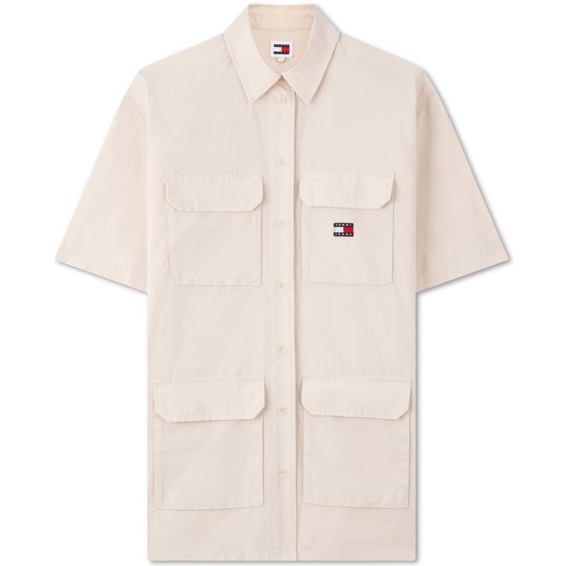 Tommy Hilfiger Short Sleeved Dress Women's Ecru